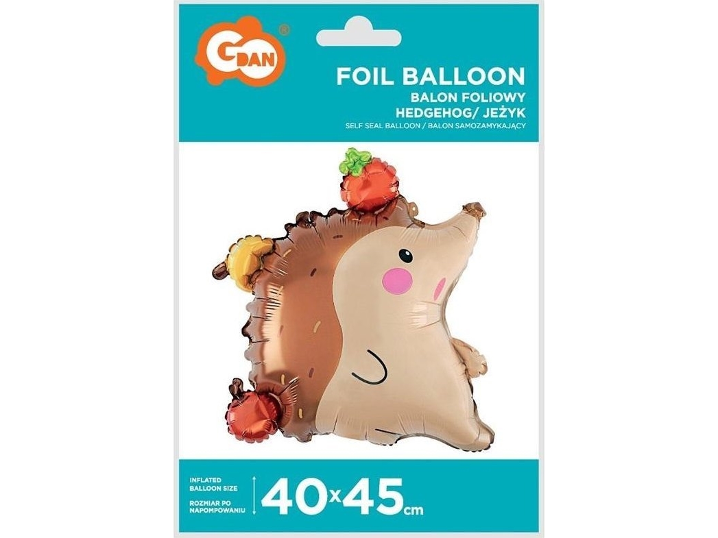 Folienballon Igel 40X45cm