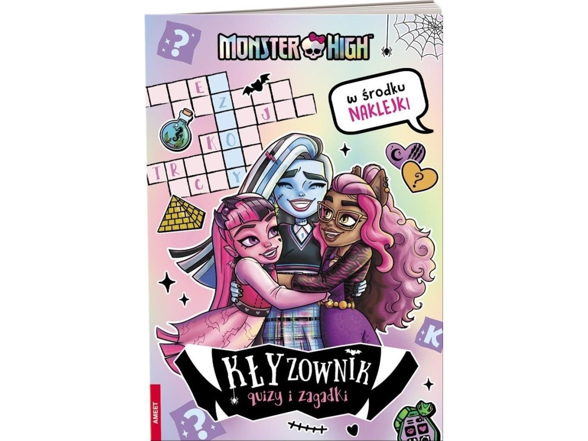 Monster High-bok. Splitter. Frågesporter och pussel QUI-1501 | Leksaker - Spel - Quizbrädspel | GameStuff