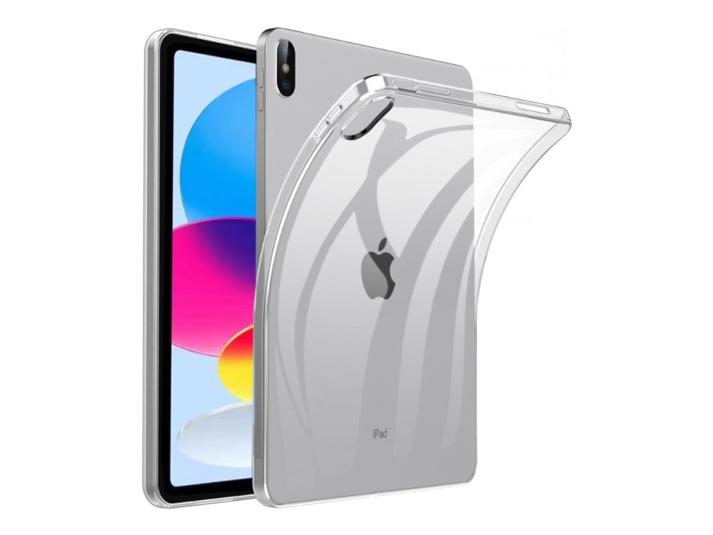 Insmat Crystal - Bagsidecover til tablet - termoplastisk polyuretan (TPU) - klar - for Apple 10.9-inch iPad (10. generation)
