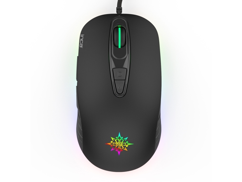 Inca Img-348, Højre Hånd, Optisk, Usb Type-A, 3200 Dpi, Sort