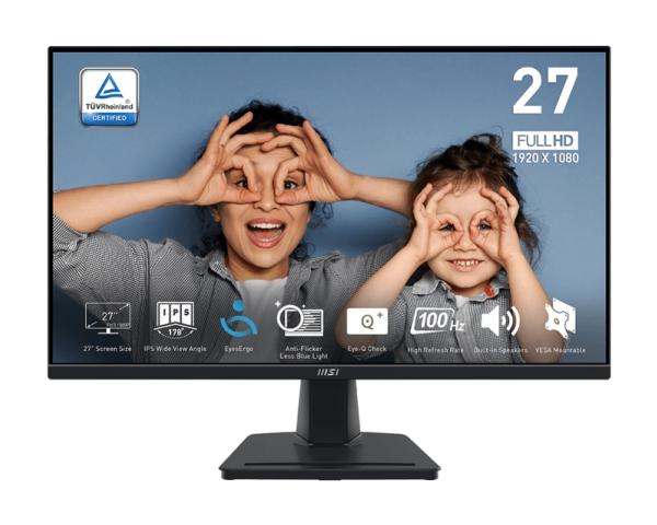Msi - Led-Skærm (27" Til At Se) - 2560 X 1440 - Højtalere