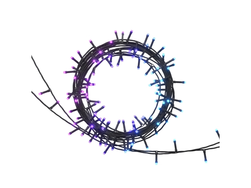 Hombli HBCL-0221, 200 lamp(or), LED, Multi, 200 LM, Inomhus / utomhus, Svart | Lätta kedjor | GameStuff
