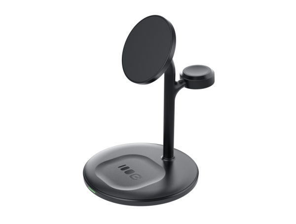 Green Cell Greencell MagScape 3-i-1 MagSafe induktiv oplader til iPhone, Apple Watch, AirPods, Smartwatch og trådløse hovedtelefoner