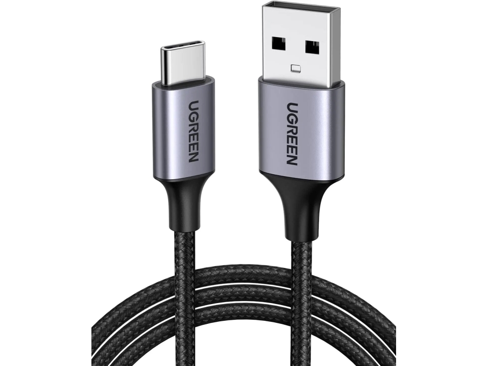 Ugreen 60124, 0,25 M, Usb A, Usb C, Usb 2.0, 480 Gbit/Sek., Sort