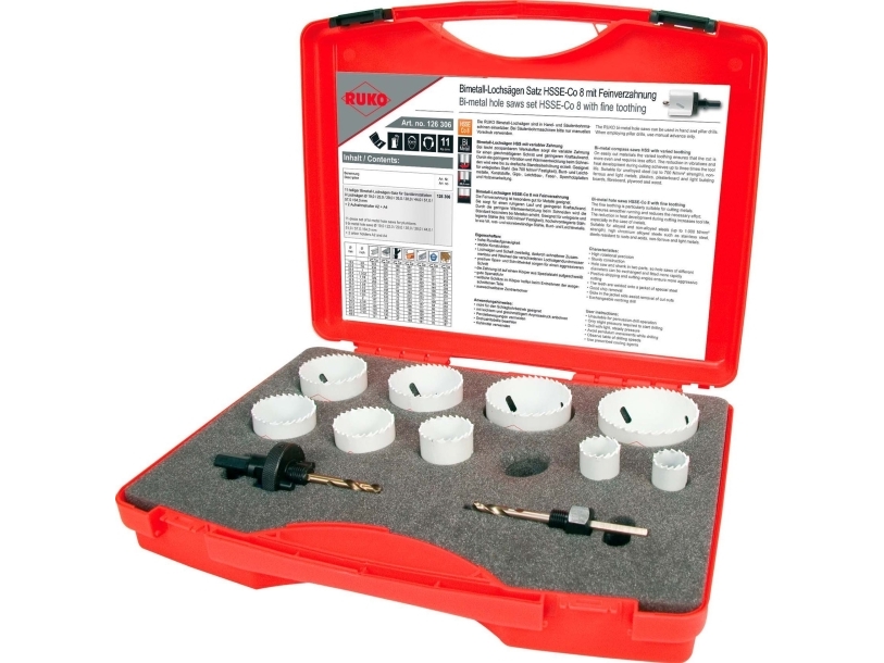 Bohrer-Satz 19-64Mm Ruko Hss Co8