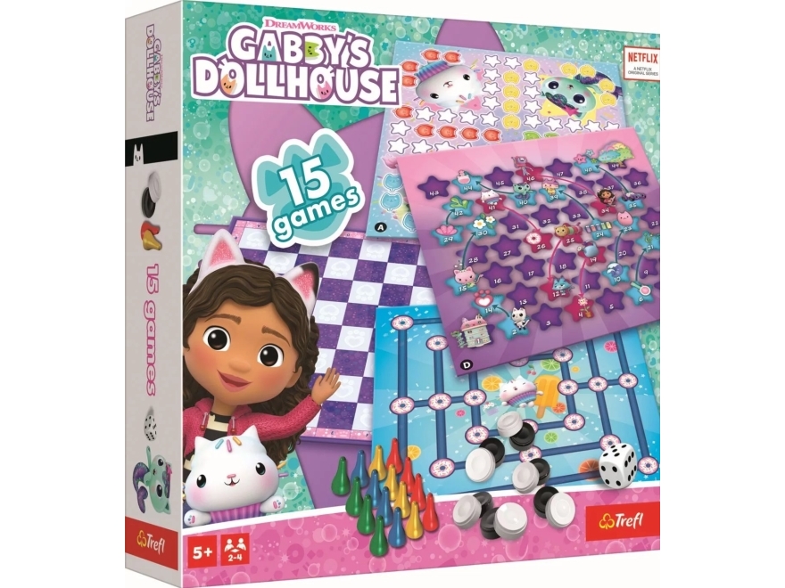 TREFL GABBY’S DOLLHOUSE 15 i 1 spel