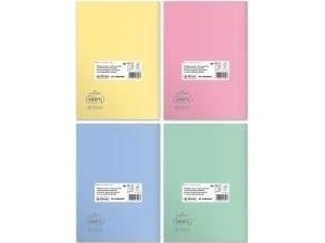 Herlitz Muistikirja B5/60K Grid Eco PP Pastellivärit (5 kpl)