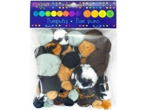 DP Craft akrylpom poms Animal Prints | Skola & Hobby - Konsthantverk - Trävaror | GameStuff