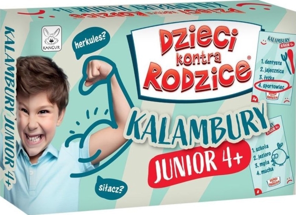 Kangur børn mod forældre. Kalambury Junior 4+ brætspil