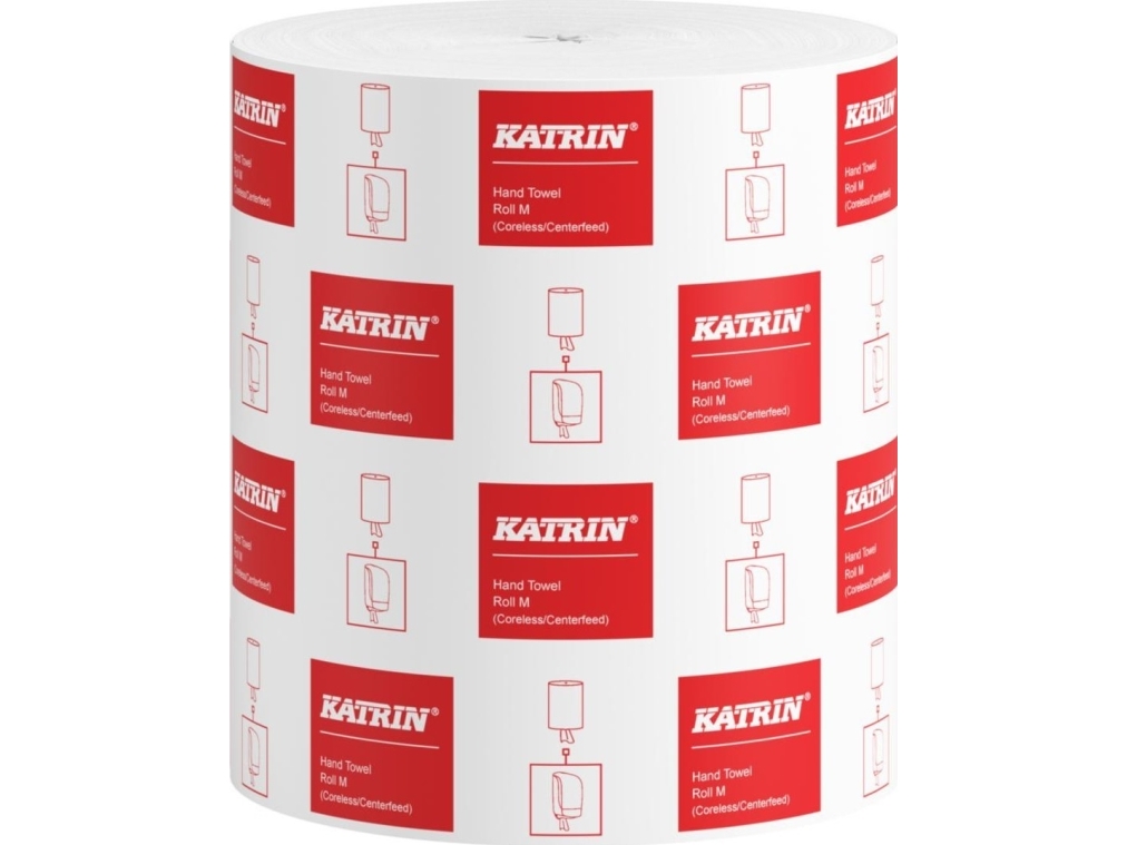 Handduksrulle Katrin Classic Midi 1-lagig 205 mm x320 m utan hylsa Ofört,6 rl/krt | Rengöring - Avtorkning - Toalettpapper och dispensrar | GameStuff