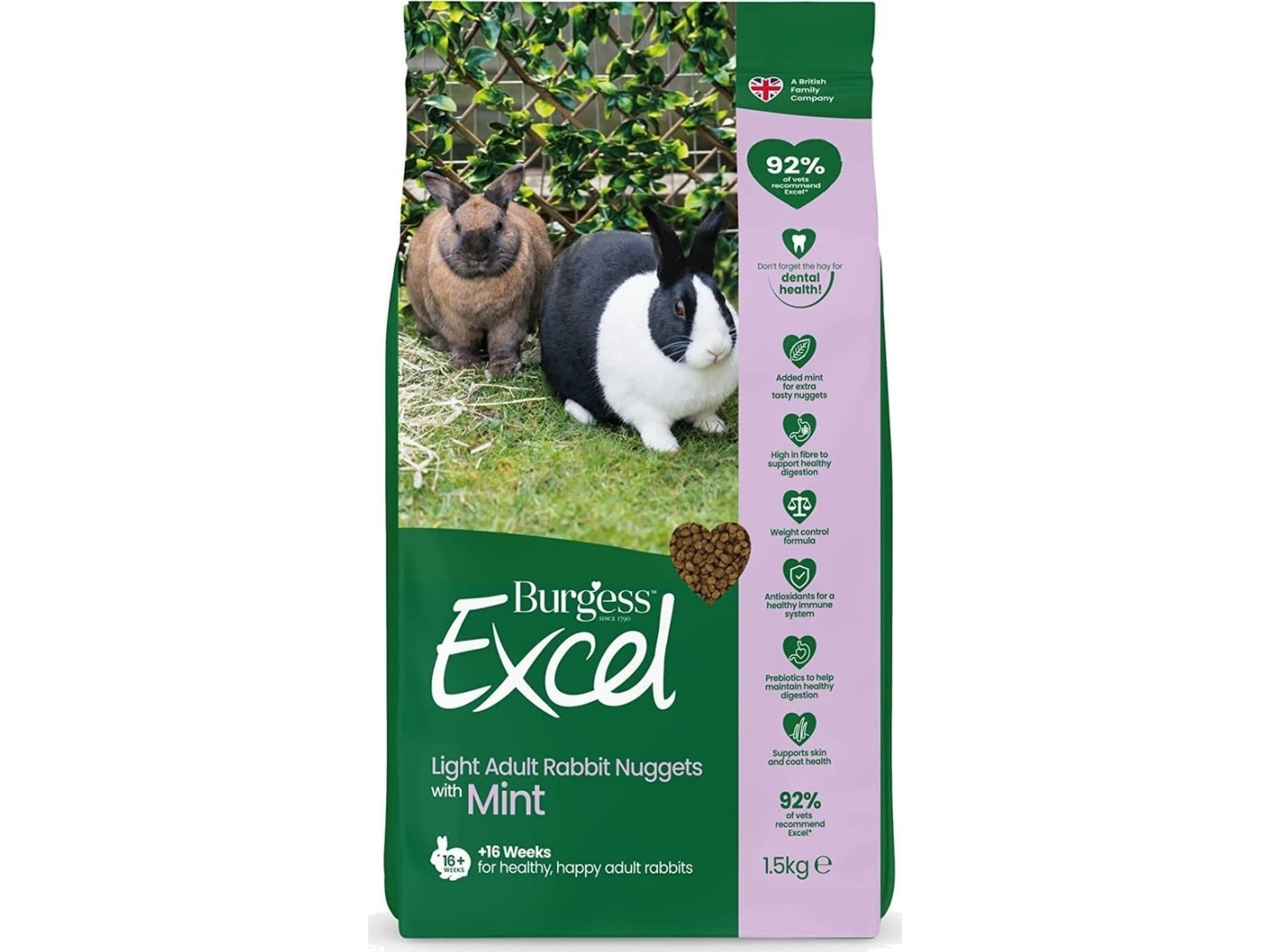 Burgess Excel Rabbit Light 1,5 Kg