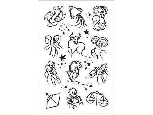 Tattoo 16012 8.5X13cm Horoscope Mfp 1032201