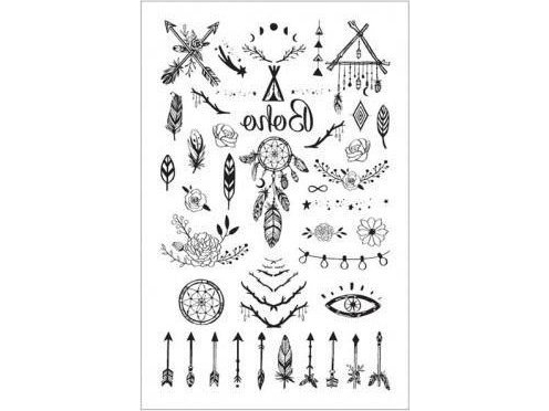 Boho-tatovering 8,5x13 cm