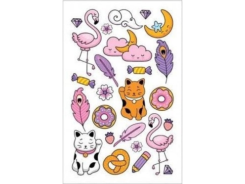 Tatovering Af Katte 8,5X13cm
