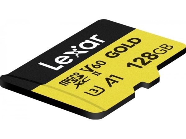 Lexar Microsd Guld Uhs Ii R280/w100 C10/a1/u3 V60 128gb