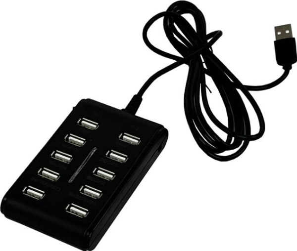 Alantec Modul Usb Für Steuerbaren Led-Strip Anschluss Für Sensoren - 10 Ports (Pzz-A-Box)