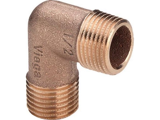 3/4 Rødgods Silicium Bronze vinkel 90° Rødgods Silicium Bronze vinkel 90 °