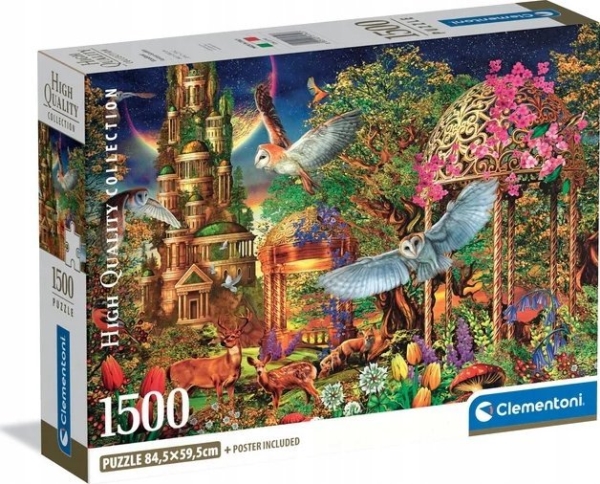 Clementoni Puzzle Compact Woodland Fantasy Garden 1500 Teile (31741)