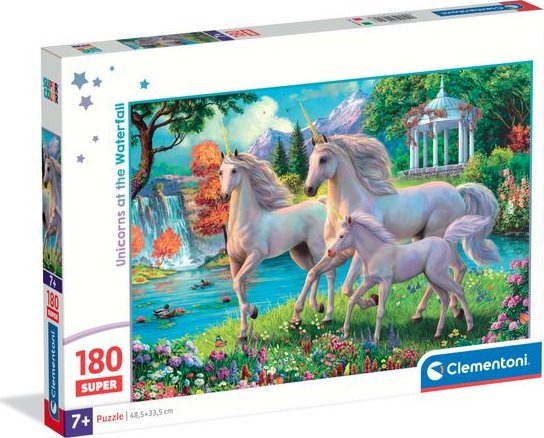 Clementoni Puzzle Super Color Einhörner 180 Teile (29794)