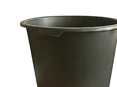 Mason Jar Pe Schwarz 65L - Säurebeständiger Schwerer Kunststoff, Verstärkter Boden Und Rand