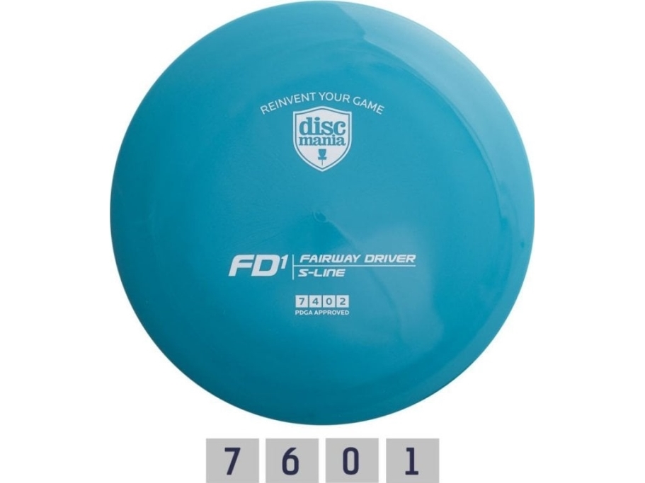 Discmania Diskgolfo discas DISCMANIA Fairway Driver S-Line FD1 Blue