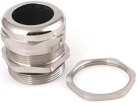 Kabelgenomföring M63 Mässing med mutter, IP68, kabel Ø 37-44 mm