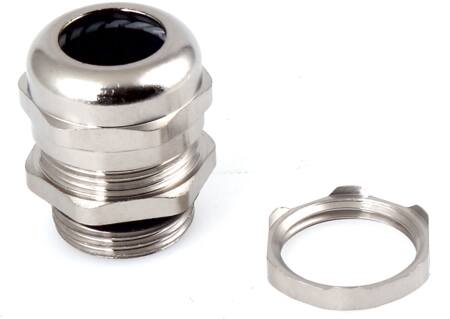 Kabelgenomföring EMC M20X1,5 Mässing med mutter, IP68, kabel Ø 10-14 mm | EL Artiklar - Andra EL - Monteringsutrustning | GameStuff