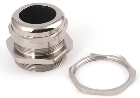 Kabelgenomföring EMC M50X1,5 Mässing med mutter, IP68, kabel Ø 25-33 mm | EL Artiklar - Andra EL - Monteringsutrustning | GameStuff