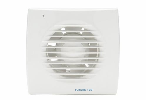 THERMEX Fremex Future-fläkt, standardmodell, luftflöde 95 m³/h, mått 158x158/ø98 mm. | Ventilation & Klimat - Ventilation - Badrumsfläktar | GameStuff