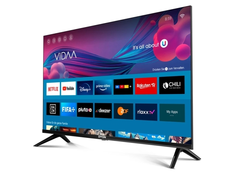 Dyon Smart 43 Vx, 109,2 Cm (43"), 1920 X 1080 Pixel, Led, Smart-Tv, Wlan, Schwarz