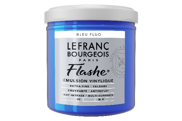 Flashe Acrylic 125Ml Fluroescent Blue 083