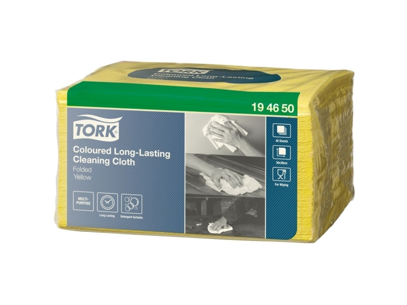 Tork 194650, Papir, Gul, 160 mm, 193 mm, 40 stk, 195 mm