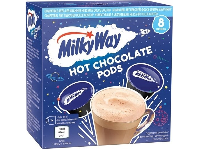Nescafe Kakavos kapsulės, MILKY WAY, 8 x 15g | Catering - Drycker - Kaffe och kaffebönor | GameStuff