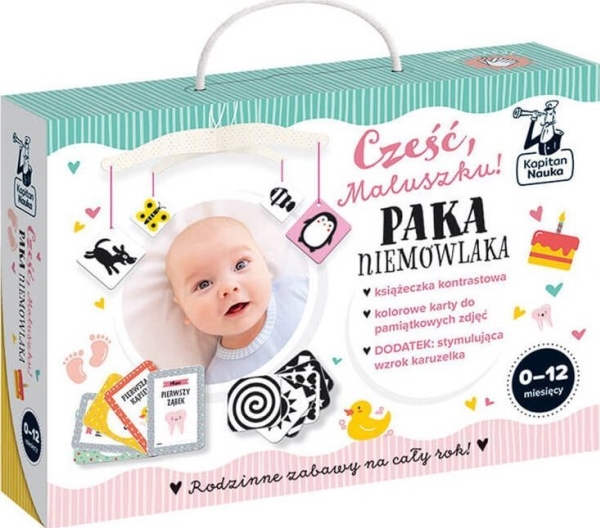 Kapitan Nauka Hej, Baby! Kontrastbog Til Babypakke Ks0880