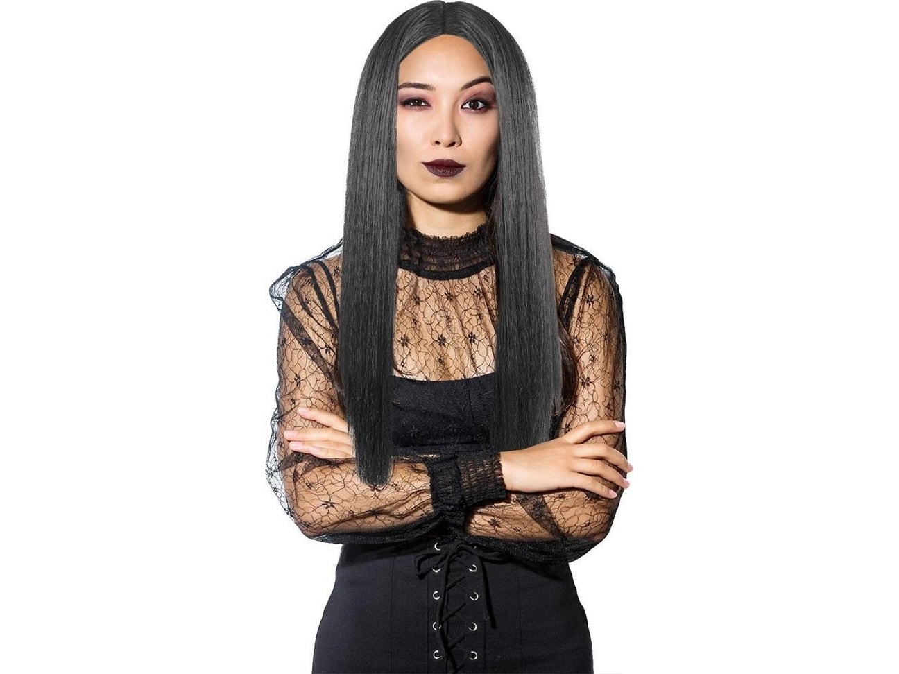 Long Black Wig
