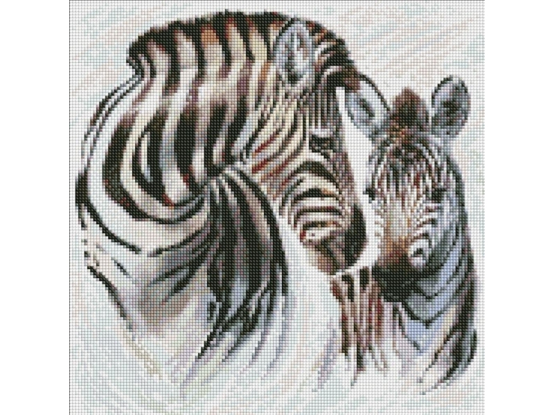 Diamond Mosaic - Striped Life 40X40cm