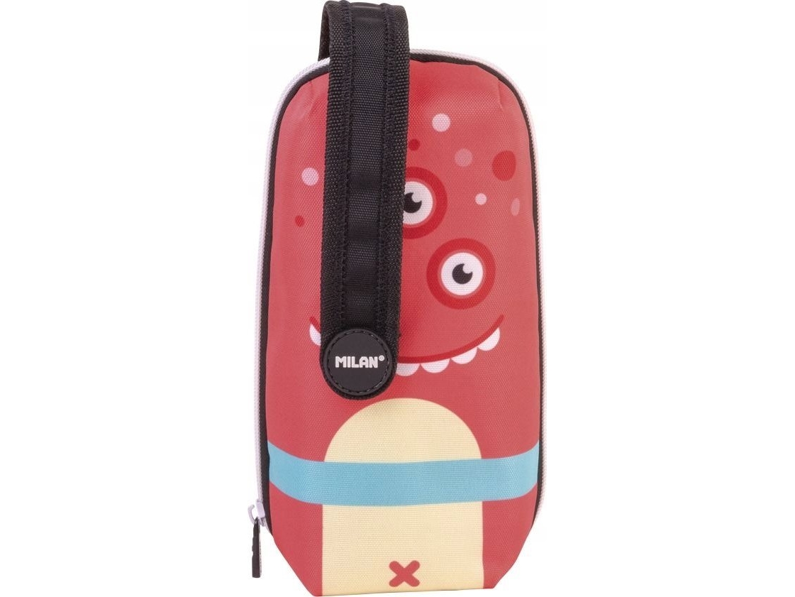 Multi Pencil Case With 4 Aliens Pencil Cases Red Milan
