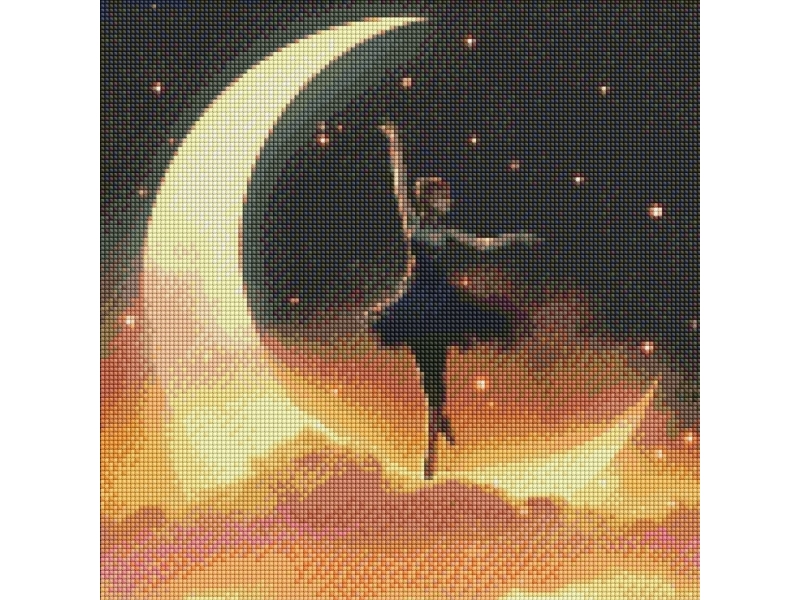 Diamond Mosaic - Moon Princess 40X40