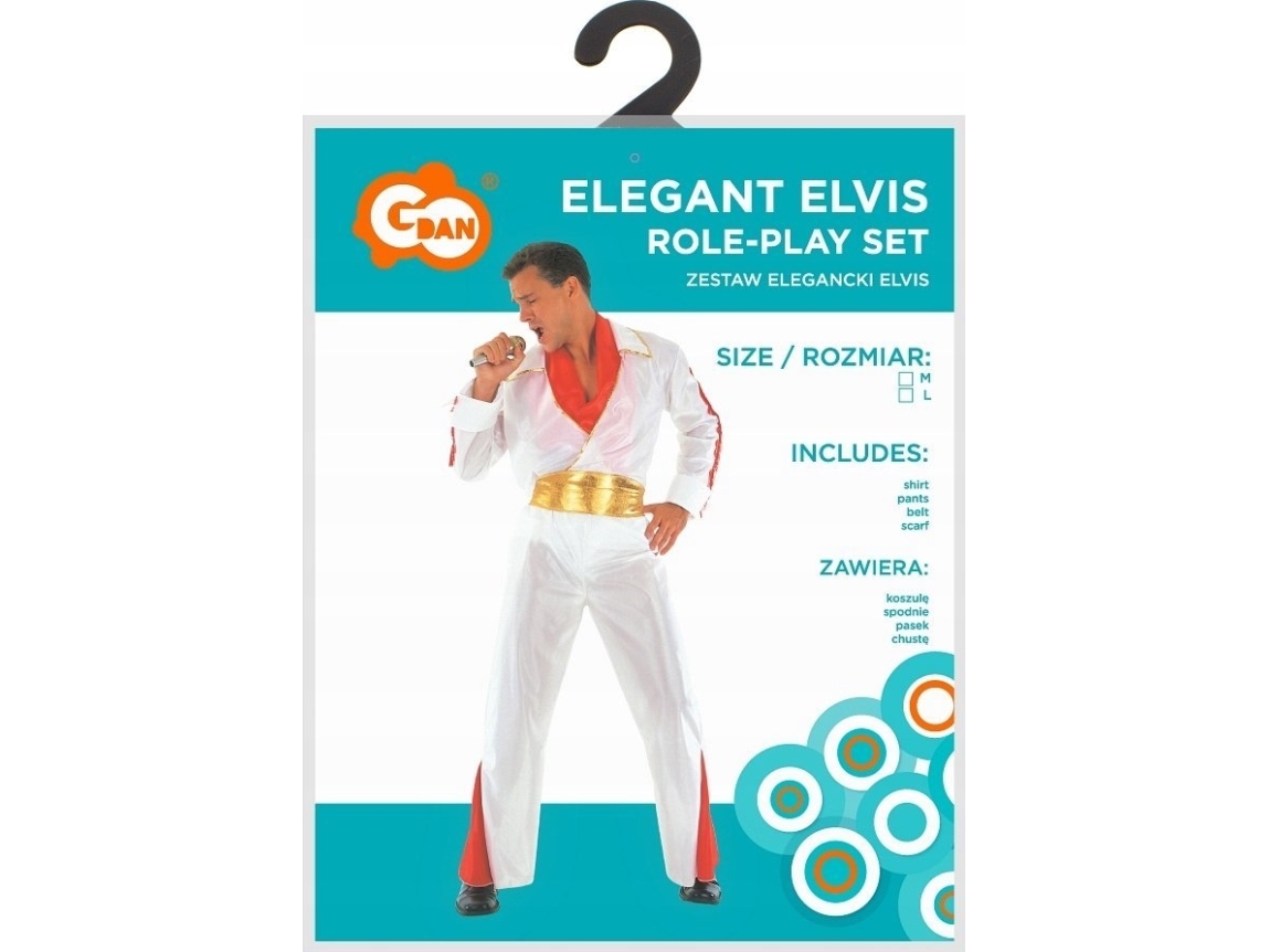 Elvis Elegantes Kostüm Größe L