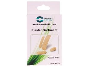 Erste-Hilfe-Pflaster-Sortiment 30Er-Pack Mit Verschiedenen Größen Braun, 30 Stück/Pack