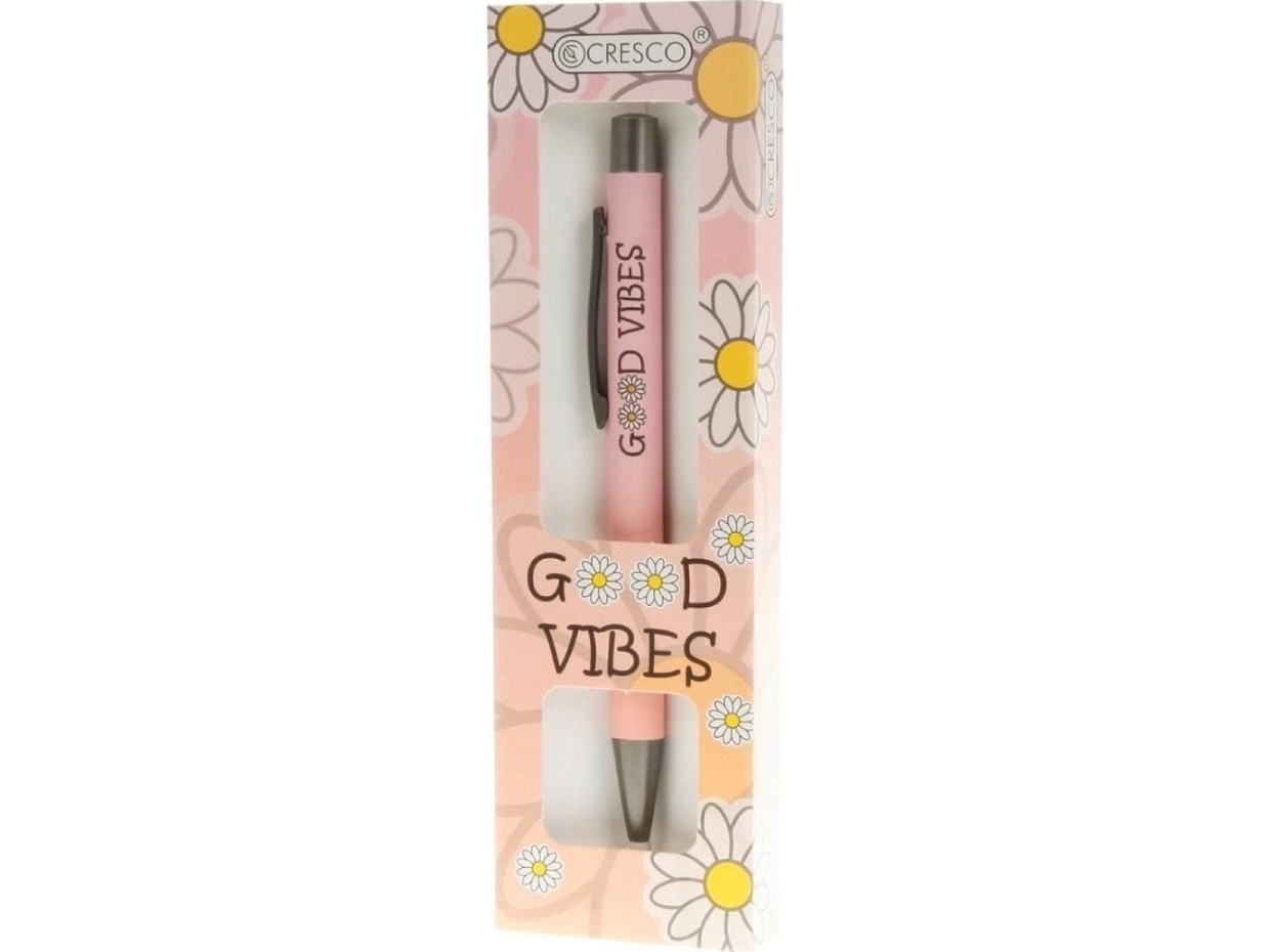 Długopis Happiness - Good Vibes w etui | Skrivredskap - Kulspetspennor & Reservoarpennor - Kulspetspennor utan tryckknapp | GameStuff