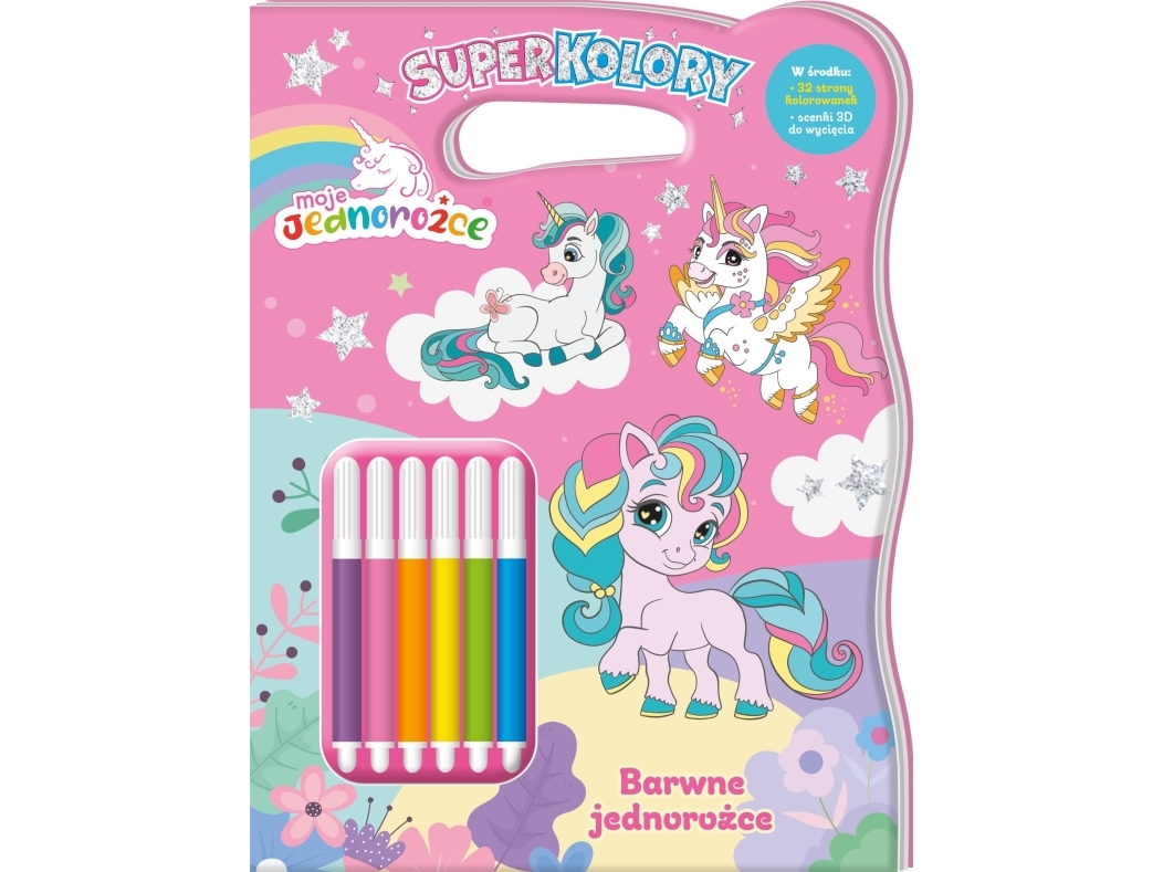 Mine enhjørninger. Superfarver 4. Farverige...