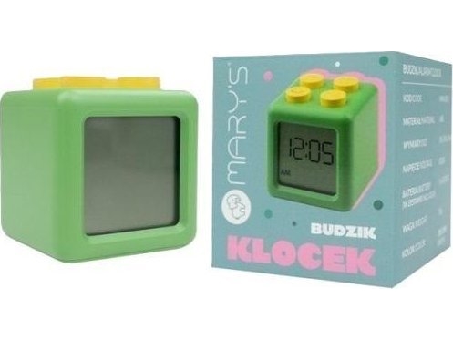 Mary`S Alarm Clock Block Green - Mw61051