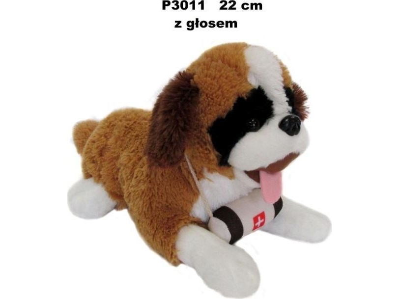 Sankt Bernhardshund med röst 22cm | Leksaker - För dom minsta | GameStuff