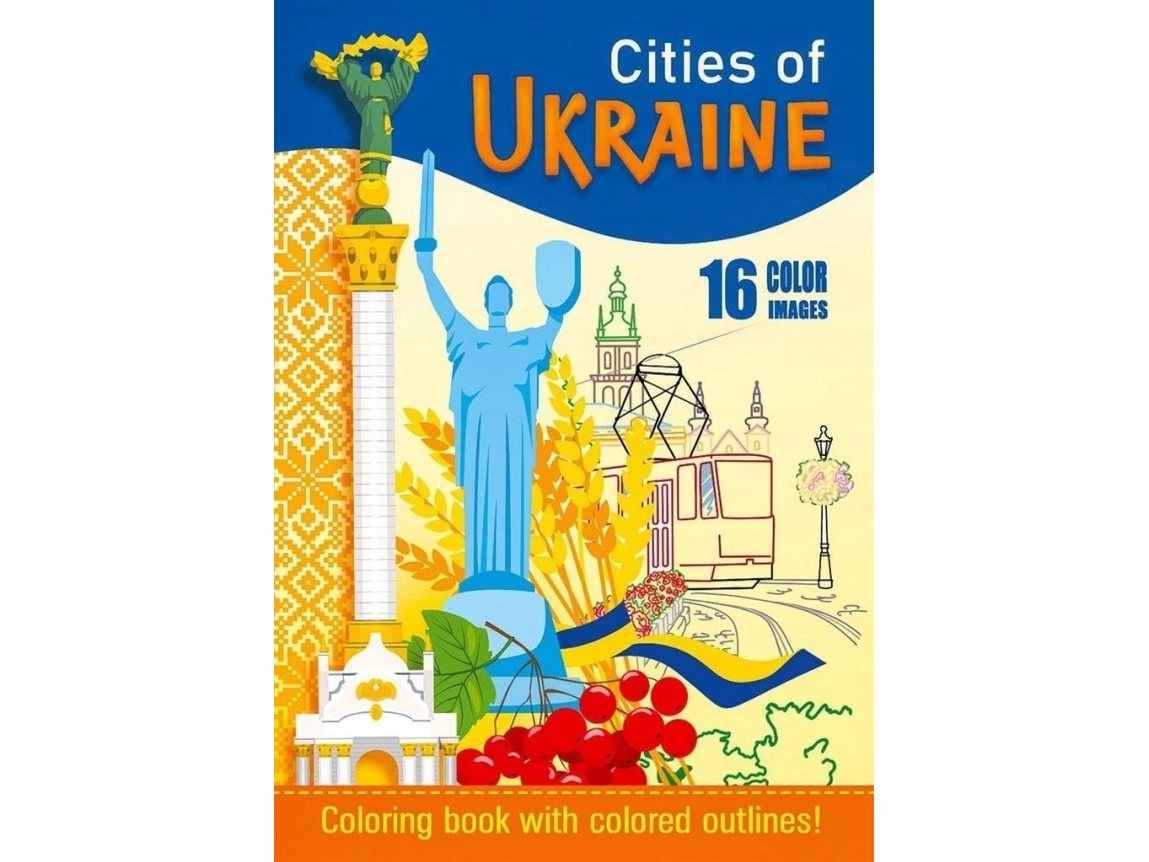 Malbuch A4 16 Bilder Städte Der Ukraine