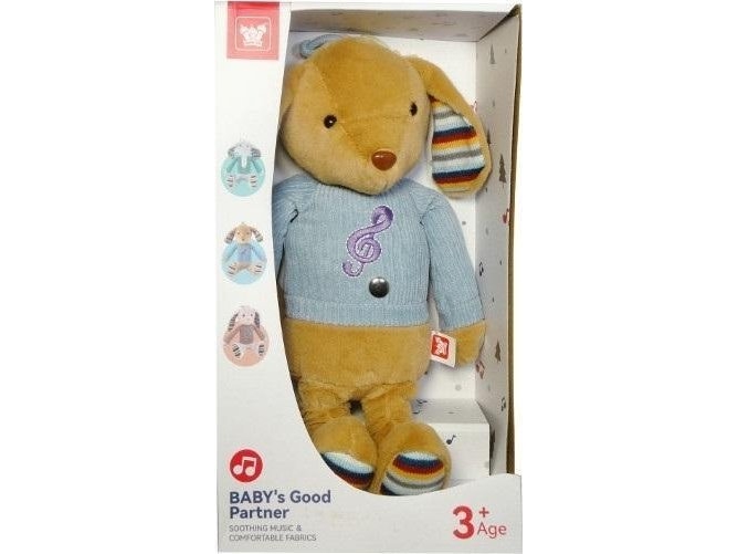 Pehmokani, jossa on valo ja musiikki