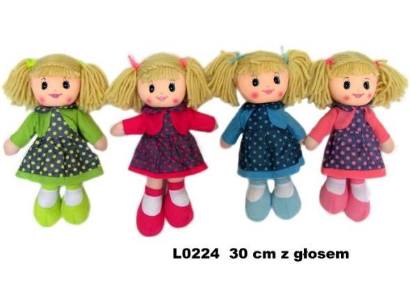 Sun-Day Stoffpuppe Mit Stimme, 30 Cm (L0224)