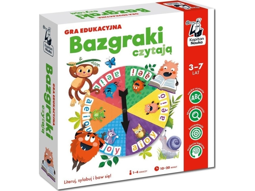 Bazgraki Czytają. Educational Game. Captain Nauka (Agnieszka Ulatowska, Katarzyna Urbaniak)