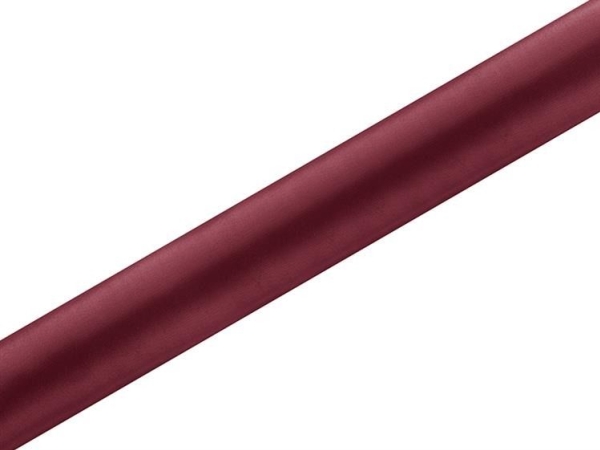 Party Deco Satin Einfarbig, Bordeauxrot, 0,36X9 M. Universal