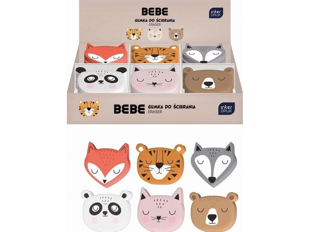 BB Friends suddgummi (24 st) | Skrivredskap - Korrigeringsprodukter - Suddgummi | GameStuff